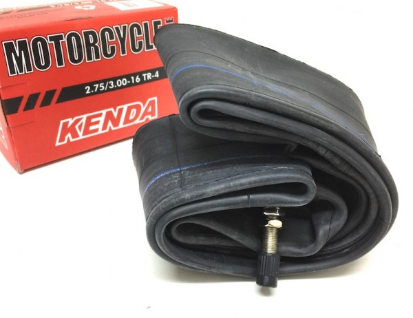 KENDA Schlauch Reifen für Hercules Kreidler Puch 2.50 / 2.75 - 19 Zoll TR4 Ventil gerade