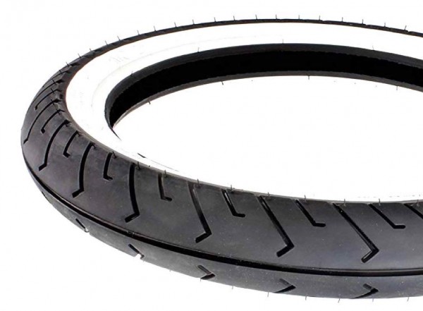 Weißwand Reifen MITAS 2.75-16 46J TL/TT für Simson Kreidler Puch