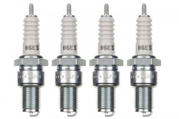 4x Zündkerze NGK B6ES für Motorrad