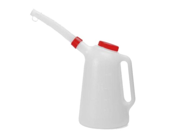 Benzin Ausgießbecher 1000ml mit flexiblem Auslaufrohr