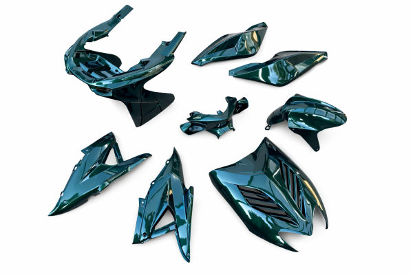 8-teiliges Verkleidungsset Grün für Yamaha Aerox & MBK Nitro 50