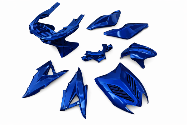 8-teiliges Verkleidungsset Blau für Yamaha Aerox & MBK Nitro 50