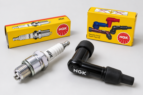 NGK B9HS Zündkerze mit LB05F Zündkerzenstecker