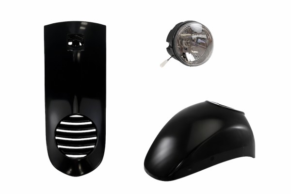Vespa LX 125 150 Kotflügel Frontverkleidung Scheinwerfer Set