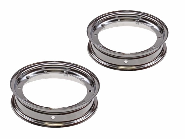 Vespa Chrom Felgen Set 2.10-10 PX PK