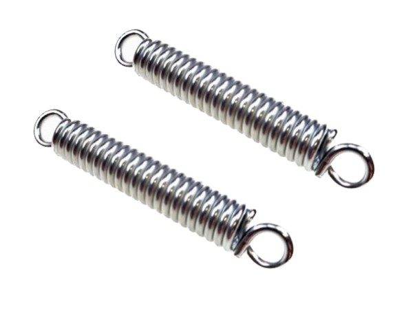 2x Auspufffeder Krümmerfeder Universal lang 63 mm Ø 11 mm Edelstahl