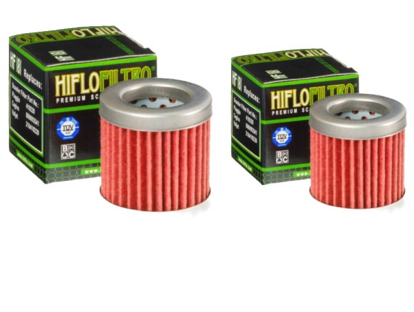 2x Ölfilter HF181 für Aprilia Habana 125 Piaggio Hexagon Vespa ET4