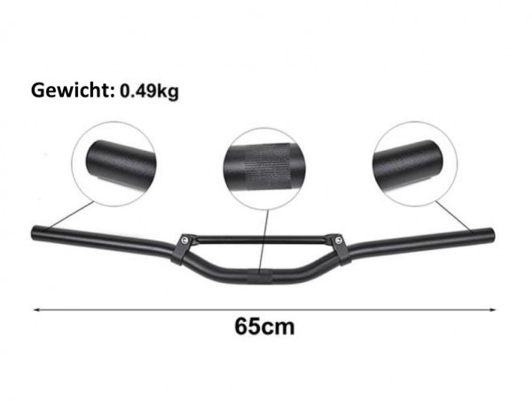 Enduro Downhill Lenker Matt Schwarz für Yamaha Aerox Peugeot Speedfight ...