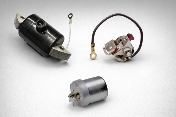 Zündspulen Set Bosch Unterbrecher für Mofa und Moped