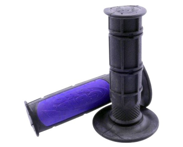 Lenkergriffe PROGRIP 796 schwarz lila – Set für Roller, Moped und Motorrad