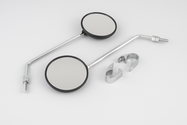 Universal Spiegel Set links und rechts mit Lenkerklemme für Mofa und Roller
