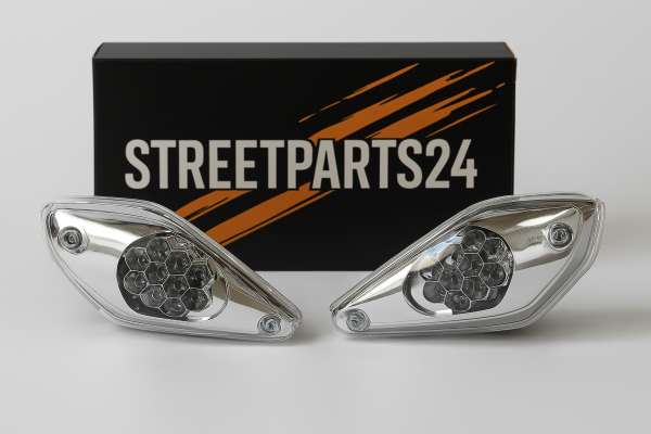 LED Blinker Lexus Style vorne E-geprüft passend für Yamaha Aerox, MBK Nitro 50 100