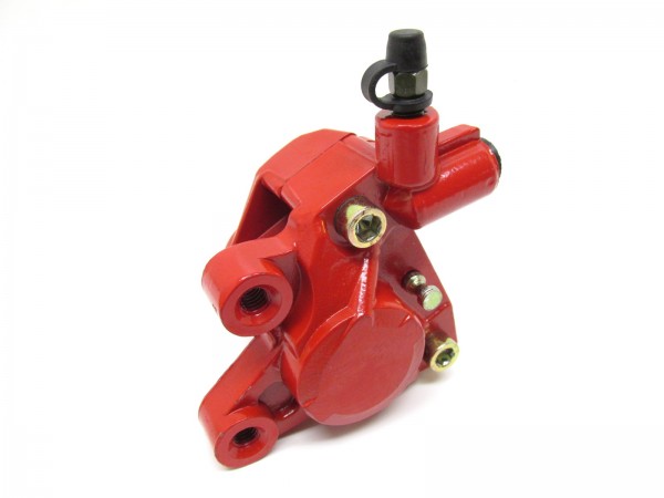 Bremssattel vorne rot AJP/Grimeca für Yamaha Aerox