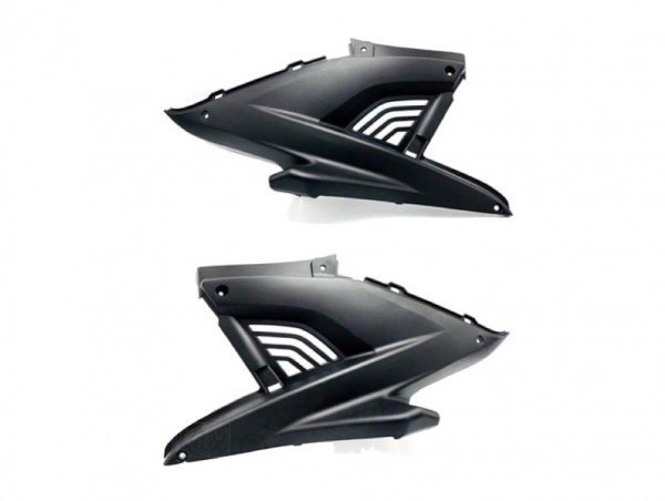 Seitenverkleidung Links Rechts Z-Teile Schwarz für Yamaha Aerox MBK Nitro 50 100