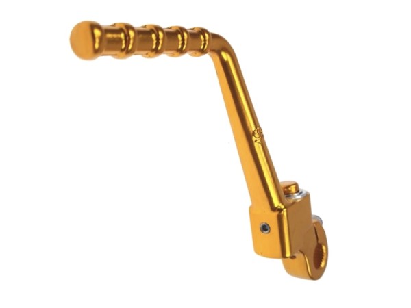 Kickstarter Hebel Aluminium gold für Derbi Senda