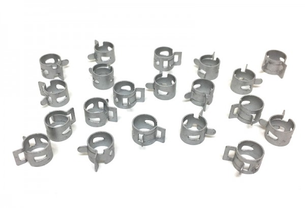 20x Benzinschlauch Klemme Schelle 6mm für Roller Mofa Moped