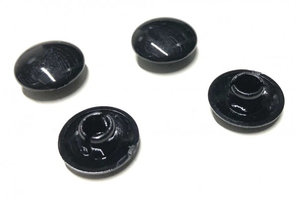 4x Kappen für M8 Schrauben Abdeckung Schwarz für Roller Scooter Mofa, Verkleidungen Einzeln, Verkleidungsteile, Verschleissteile