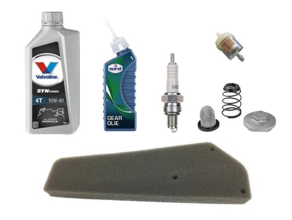 Wartungsset 4-teilig für Peugeot Ludix Pro, Vivacity 3, Speedfight 3 4 50 4T