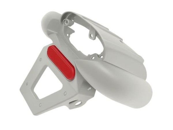 Peugeot Ludix Heckverkleidung Grau B8