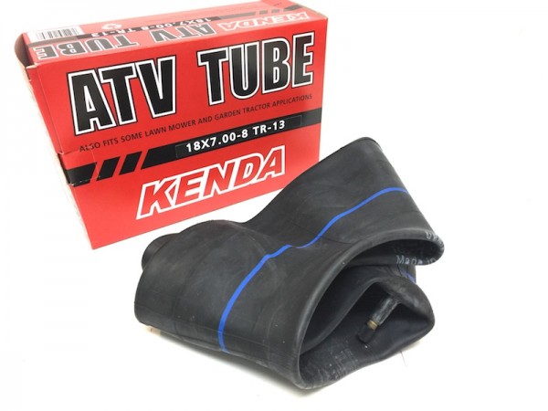 KENDA Schlauch für Reifen 18 x 7.00 - 8 Zoll TR13 Ventil gerade