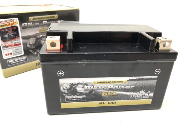 12V 6Ah Gel Power Batterie Akku YTX7A-BS (151 x 87 x 94 mm) für Roller