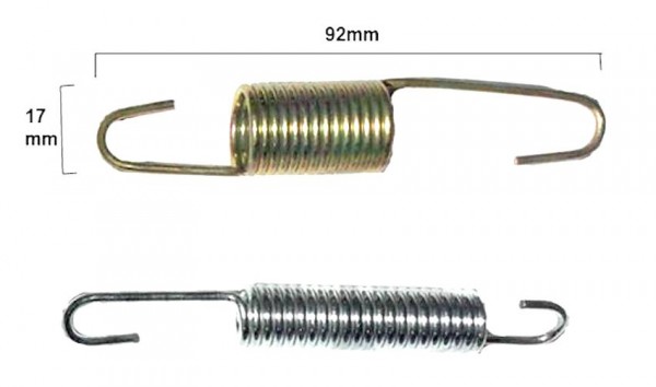 Universal Zugfeder Feder Federsatz Seitenständer 92 x 17mm Buzzetti