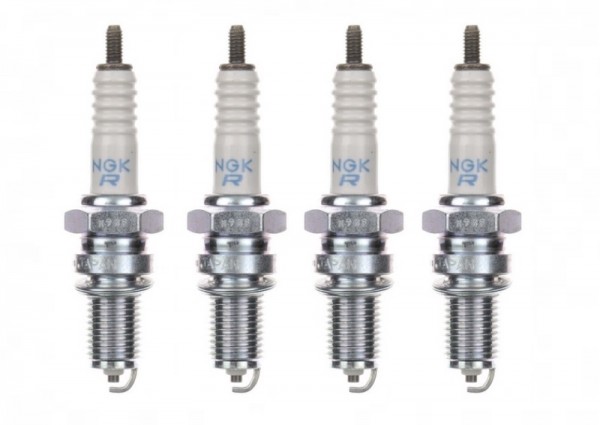 4x Zündkerze DPR6EA-9 Zündkerzen Set 4 Stück für Motorrad / Roller / Scooter