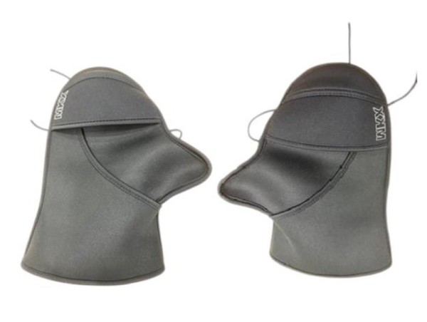 Lenkerstulpen Softshell Schwarz wasserabweisend für Roller Motorrad ATV