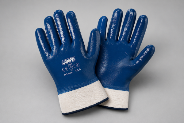 Arbeitshandschuhe Nitril Blau Größe 9