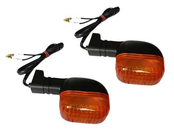 Universal Blinker Set 12V Halogen orange E-geprüft für Motorrad Roller Enduro – 2 Stück