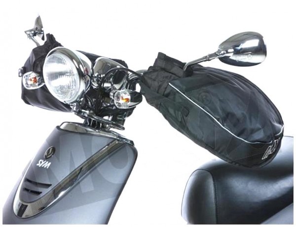 Universal Lenkerstulpen schwarz Roller Scooter Motorrad Moped
