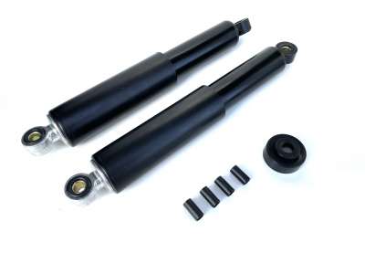 Citomerx 310mm Chrome Shock Absorber Strut Set For Kreidler Puch Hercules Zündapp Mopeds (Includes 10mm To 8mm Reducers)