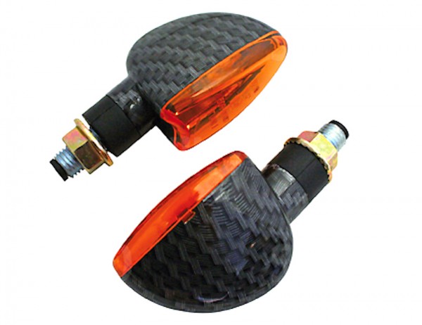 SHIN YO Mini Blinker Satz Set ARROW Carbon E-Geprüft