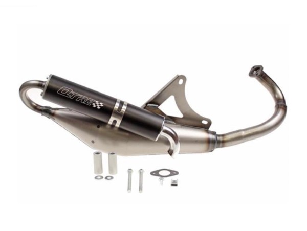 Q-TRE Sportauspuff für Piaggio NRG, Zip, Typhoon, SR50 und Gilera 50ccm Roller