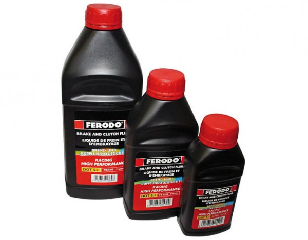 1000 ml Bremsflüssigkeit Ferodo DOT 5.1 für Roller Motorrad Quad