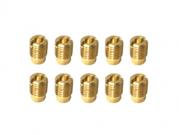 10x Hauptdüse M5 Kurz Düsen Set 48-66 für Mikuni Vergaser Yamaha FS1