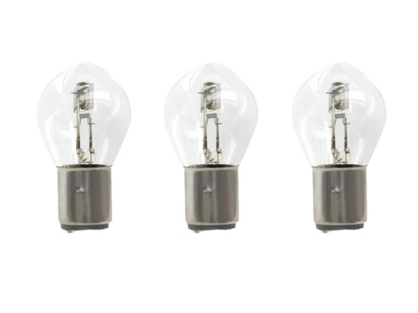 3x Glühbirne BA20D 6V 15/15W Glühlampe Birne E-Geprüft für Roller Mofa Moped