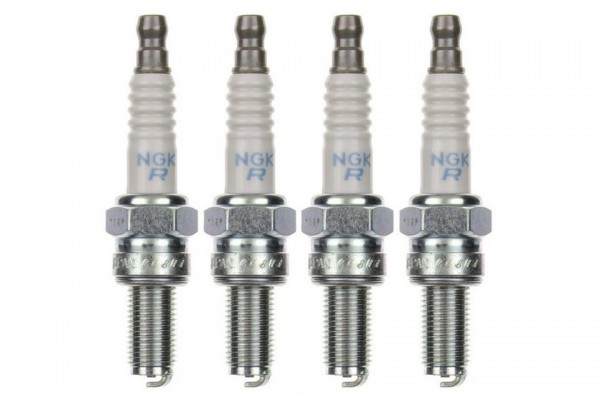 4x Zündkerze CR8EB Zündkerzen Set 4 Stück für Motorrad / Roller / Scooter / Quad