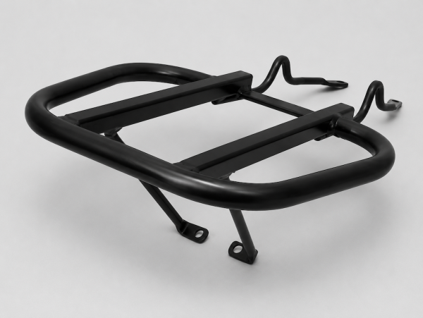Gepäckträger Schwarz für Kymco DJ 50 Refined – Gesamtansicht