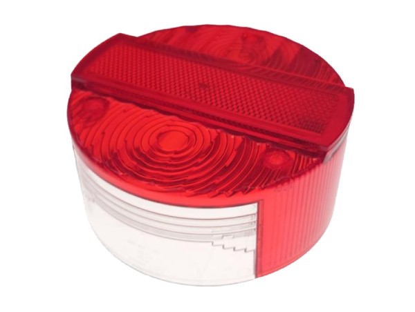 Rücklichtglas Ø120 mm rund rot für Simson S50 S51 S70 OEM-Vergleichsnummer 390550
