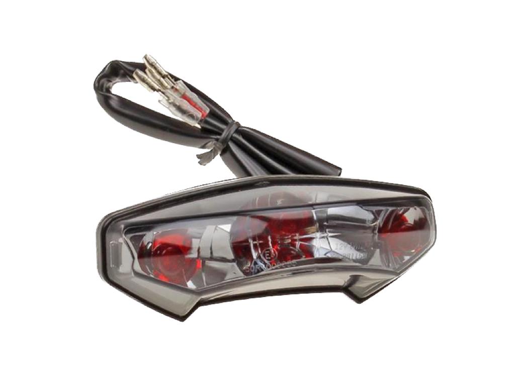 Universal LED Rücklicht Rot E-Geprüft für Roller Motorrad Quad