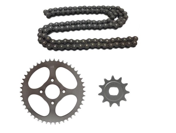 Kettensatz Kette 46 Kettenrad 11 Ritzel für Hercules Sachs Prima 2 3 4 5 S