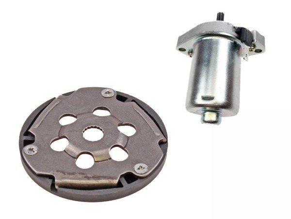 Anlasser Motor E-Starter + Anlasserfreilauf Set für Yamaha Aerox, MBK Nitro 50