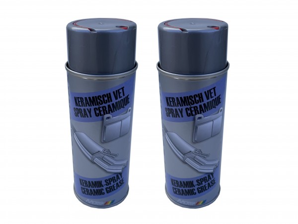 2x Keramikspray Keramikpaste Bremse Auspuff Montage Spray 400ml