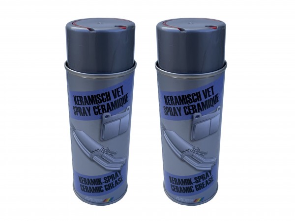 2x Keramikspray Keramikpaste Bremse Auspuff Montage Spray 400ml