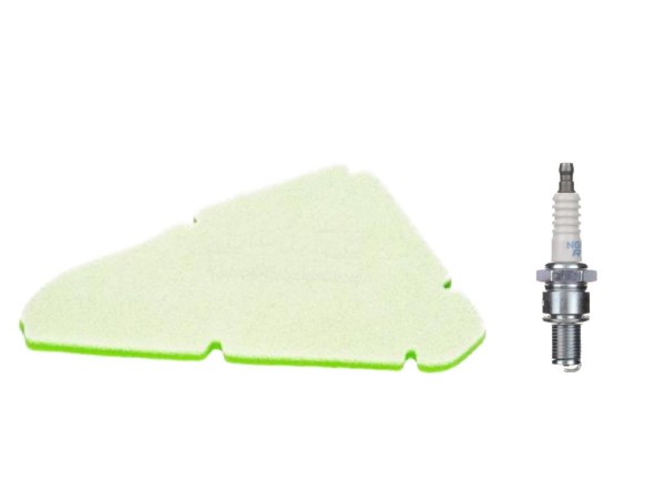 Luftfilter und BR9ES Zündkerze Set