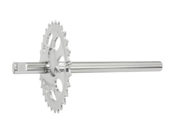 Tretkurbel mit Zahnrad 28 Zähne für Puch Maxi