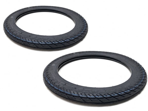 2x Mopedreifen 2 1/2 x 17 Kenda K208