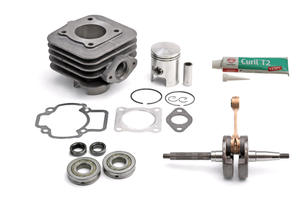 Motor-Set Piaggio 50ccm 2-Takt AC inkl. Dichtmasse
