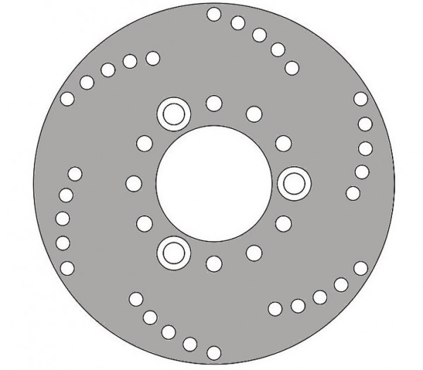 Bremsscheibe für Kymco Dink, Top Boy 50 (vorne), Dink 125 (hinten)